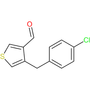 4-(4-chlorobenzyl)thiophene-3-carbaldehyde