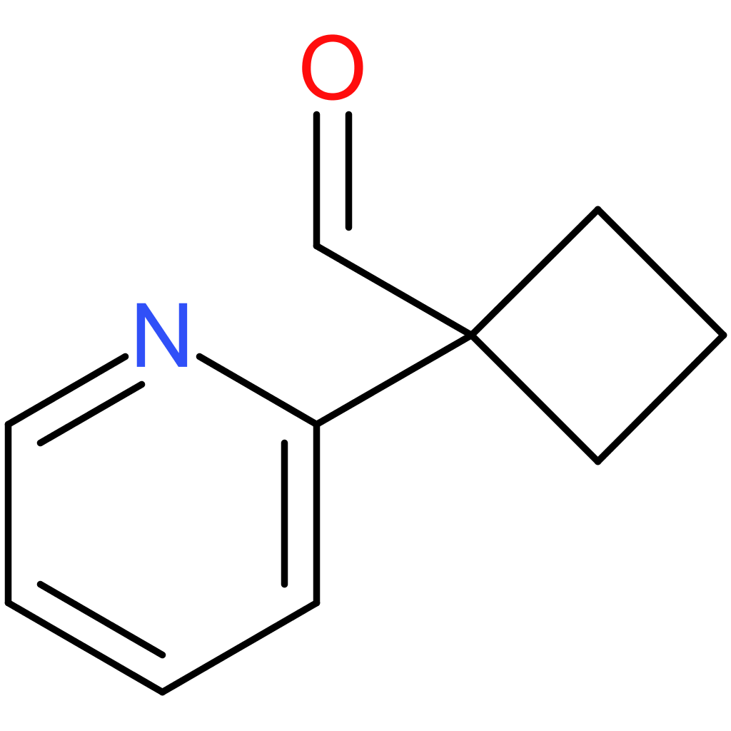 1-(pyridin-2-yl)cyclobutane-1-carbaldehyde