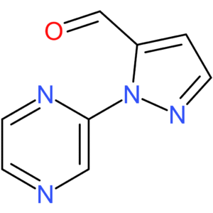 1-(pyrazin-2-yl)-1H-pyrazole-5-carbaldehyde