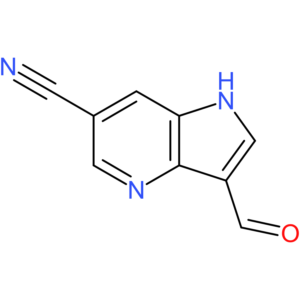 3-formyl-1H-pyrrolo[3,2-b]pyridine-6-carbonitrile