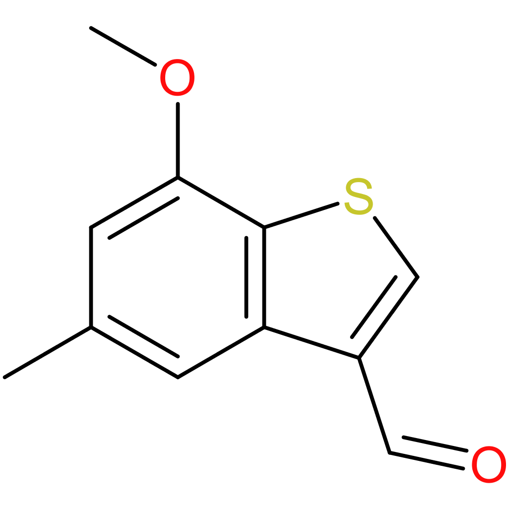 7-methoxy-5-methylbenzo[b]thiophene-3-carbaldehyde
