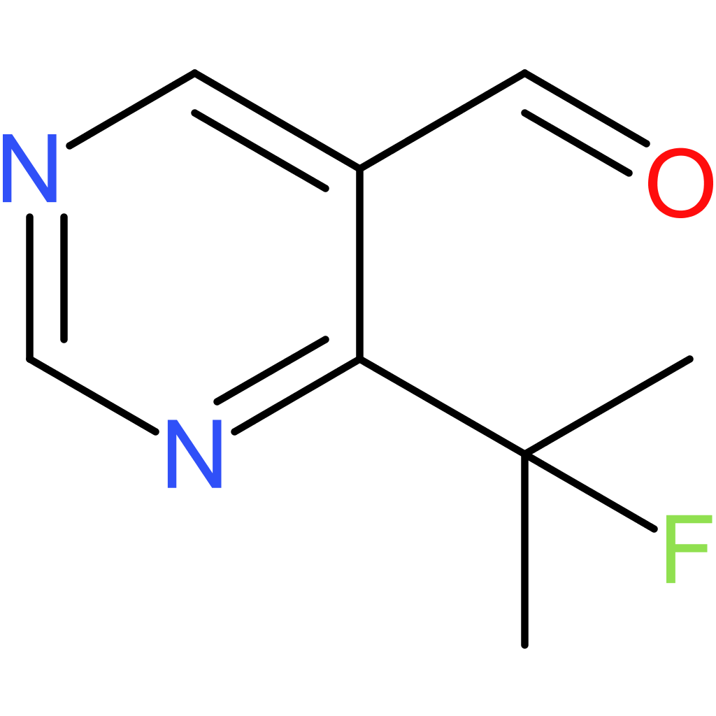 4-(2-fluoropropan-2-yl)pyrimidine-5-carbaldehyde