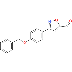 3-(4-(benzyloxy)phenyl)isoxazole-5-carbaldehyde