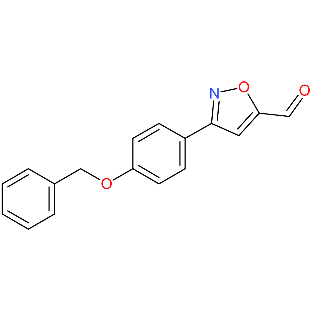 3-(4-(benzyloxy)phenyl)isoxazole-5-carbaldehyde