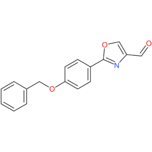 2-(4-(benzyloxy)phenyl)oxazole-4-carbaldehyde