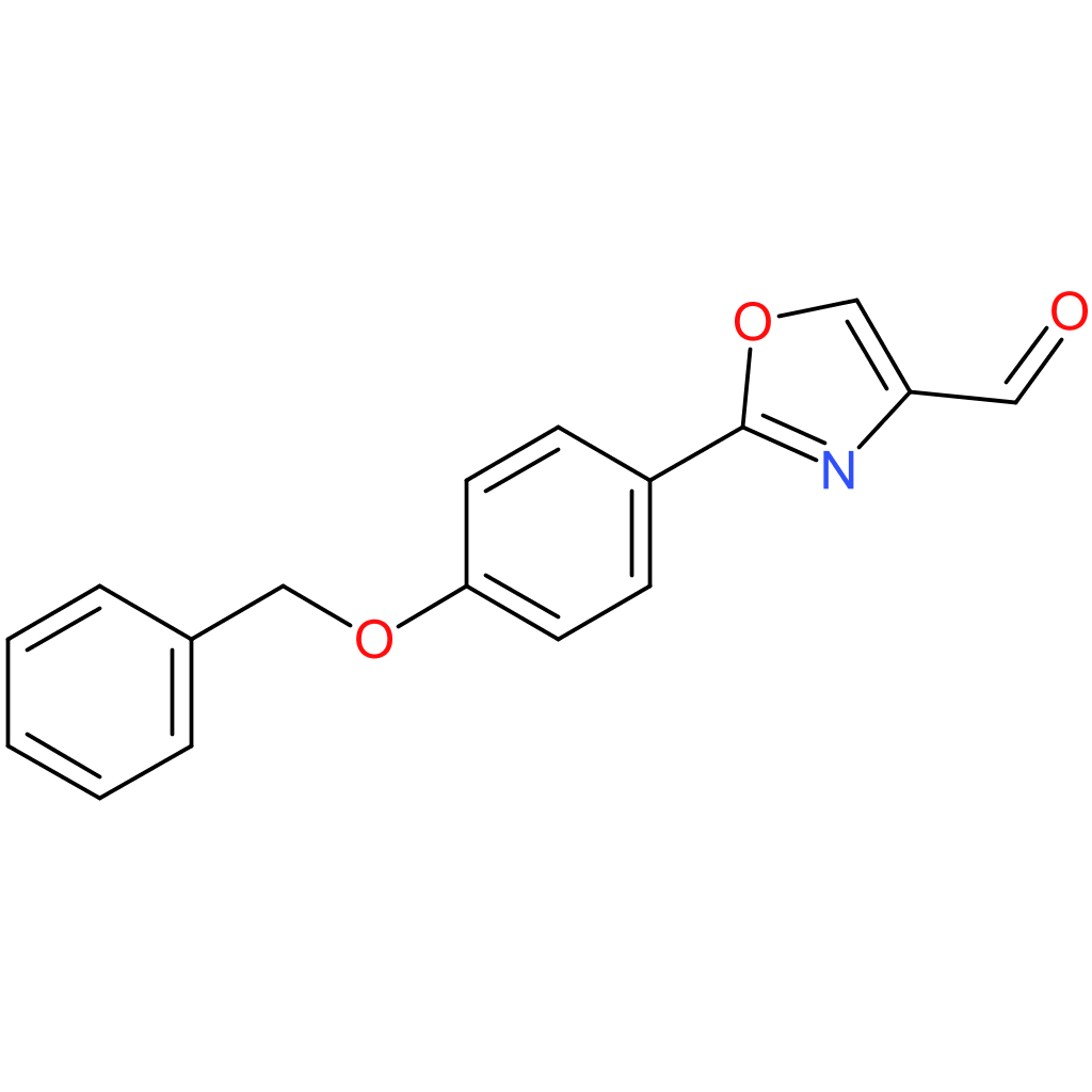 2-(4-(benzyloxy)phenyl)oxazole-4-carbaldehyde