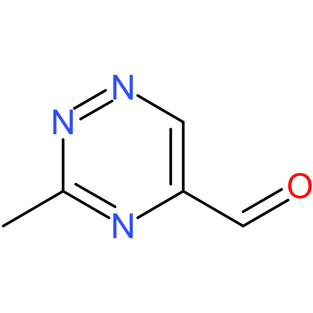 3-methyl-1,2,4-triazine-5-carbaldehyde