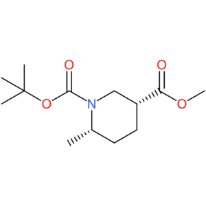 1-tert-butyl 3-methyl (3R,6S)-rel-6-methylpiperidine-1,3-dicarboxylate