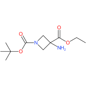 1-tert-butyl 3-ethyl 3-aminoazetidine-1,3-dicarboxylate