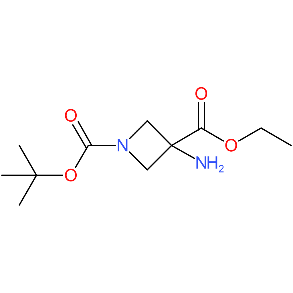 1-tert-butyl 3-ethyl 3-aminoazetidine-1,3-dicarboxylate