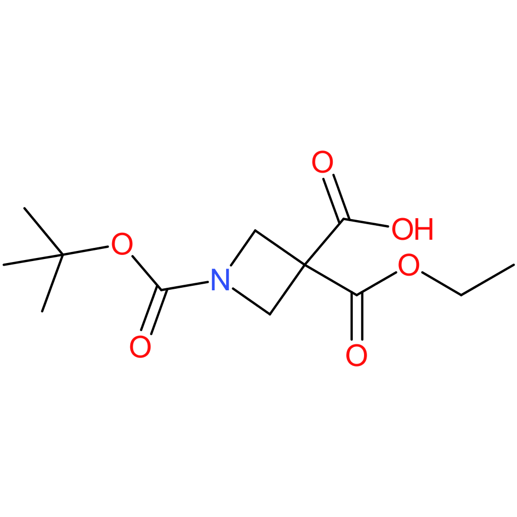 1-[(tert-butoxy)carbonyl]-3-(ethoxycarbonyl)azetidine-3-carboxylic acid