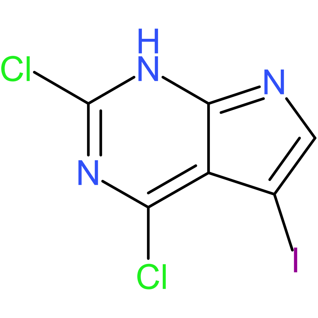 2,4-dichloro-5-iodo-7H-pyrrolo[2,3-d]pyrimidine