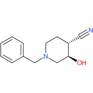 trans-1-benzyl-3-hydoxypiperidine-4-carbonitrile