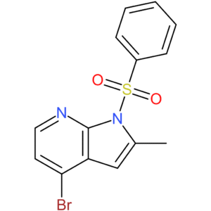 1-(benzenesulfonyl)-4-bromo-2-methyl-1H-pyrrolo[2,3-b]pyridine