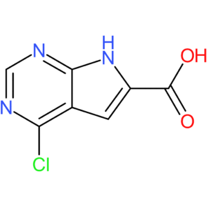 4-chloro-7H-pyrrolo[2,3-d]pyrimidine-6-carboxylic acid