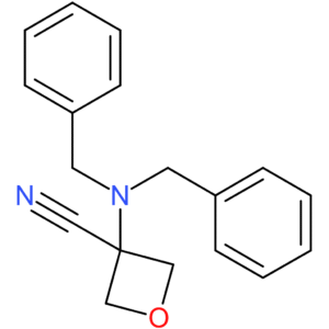 3-(dibenzylamino)oxetane-3-carbonitrile