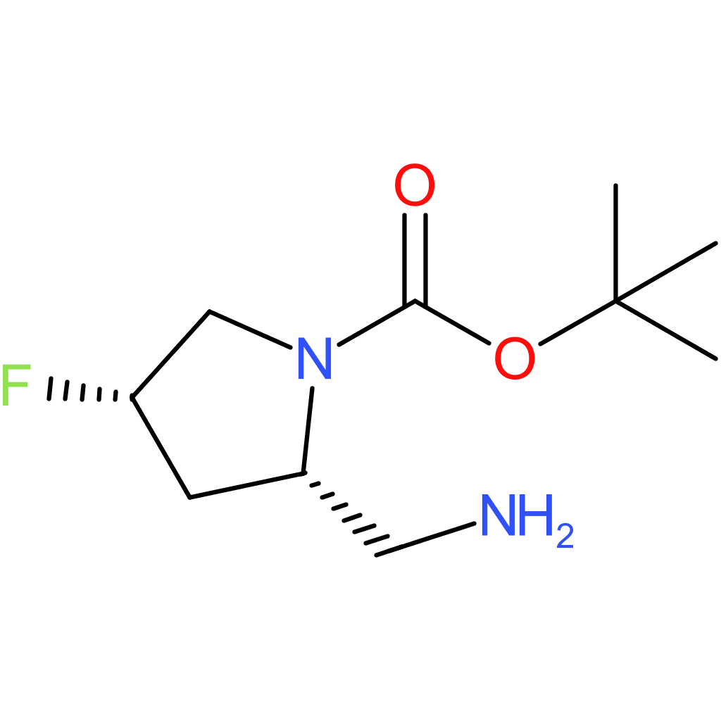 tert-butyl (2S,4S)-2-(aminomethyl)-4-fluoropyrrolidine-1-carboxylate