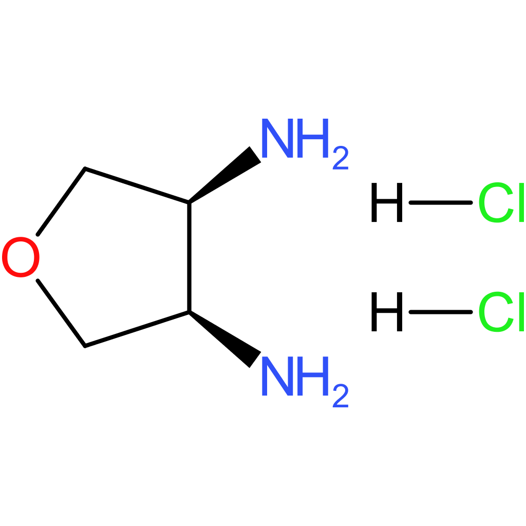 cis-oxolane-3,4-diamine dihydrochloride