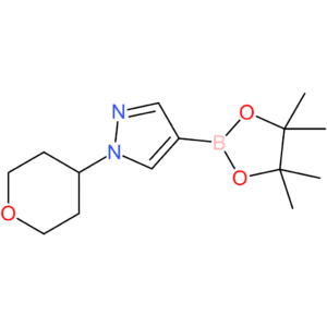 1-(oxan-4-yl)-4-(tetramethyl-1,3,2-dioxaborolan-2-yl)-1H-pyrazole