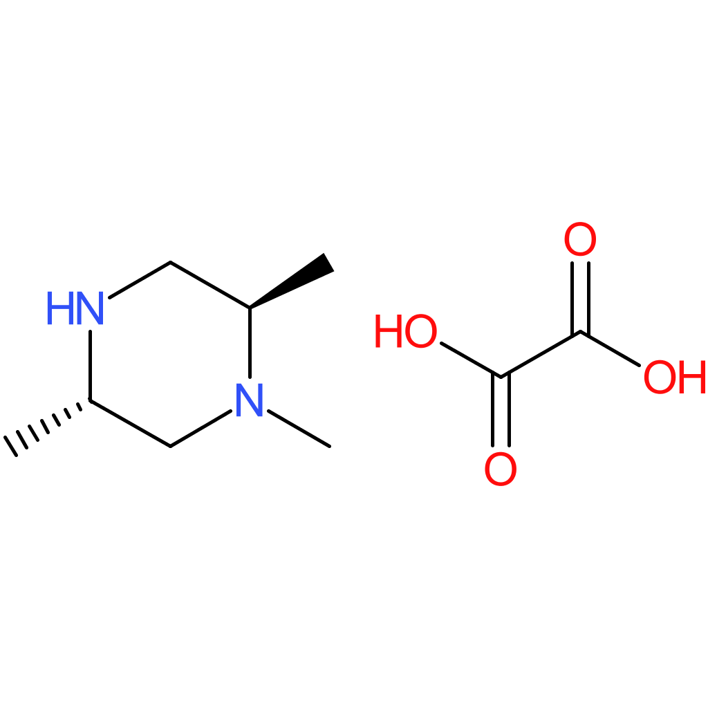 (2R,5S)-1,2,5-trimethylpiperazine; oxalic acid