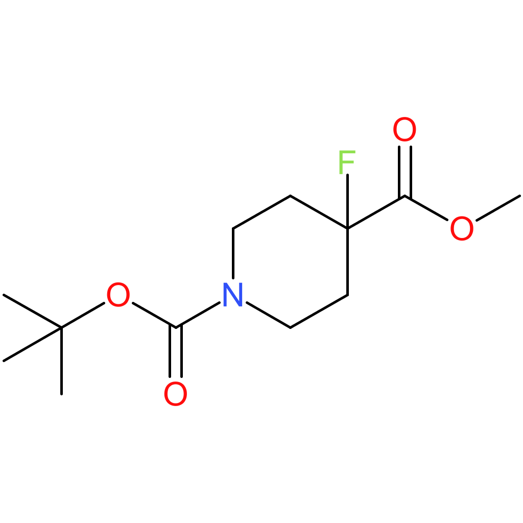 1-tert-butyl 4-methyl 4-fluoropiperidine-1,4-dicarboxylate