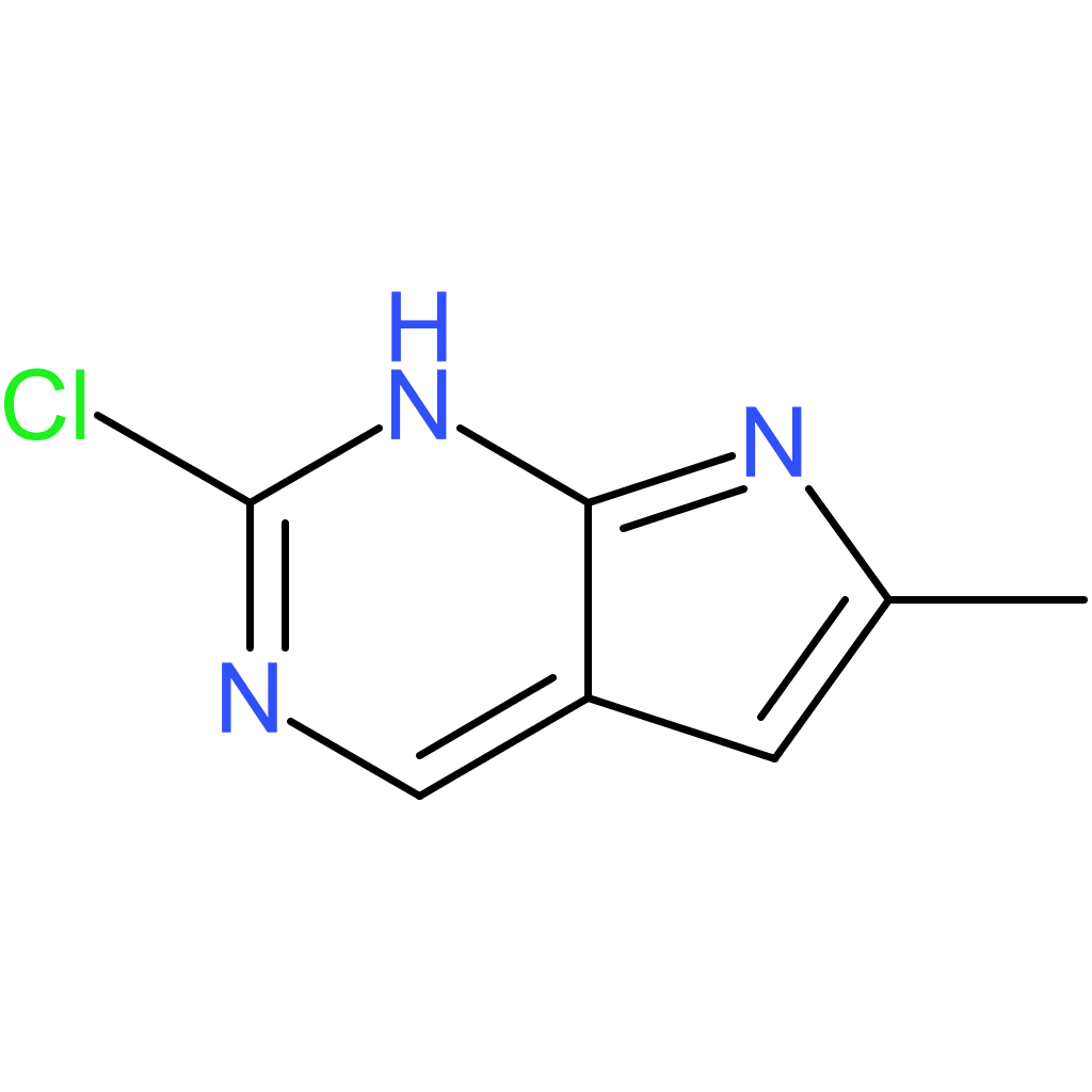 2-chloro-6-methyl-7H-pyrrolo[2,3-d]pyrimidine