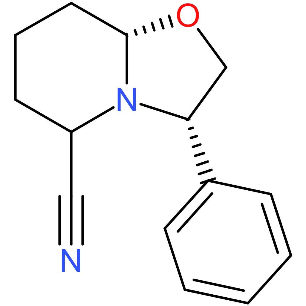 (3S,5R,8aS)-(+)-Hexahydro-3-phenyl-5H-oxazolo[3,2-a]pyridine-5-carbonitrile