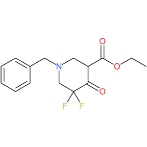 ethyl 1-benzyl-5,5-difluoro-4-oxopiperidine-3-carboxylate