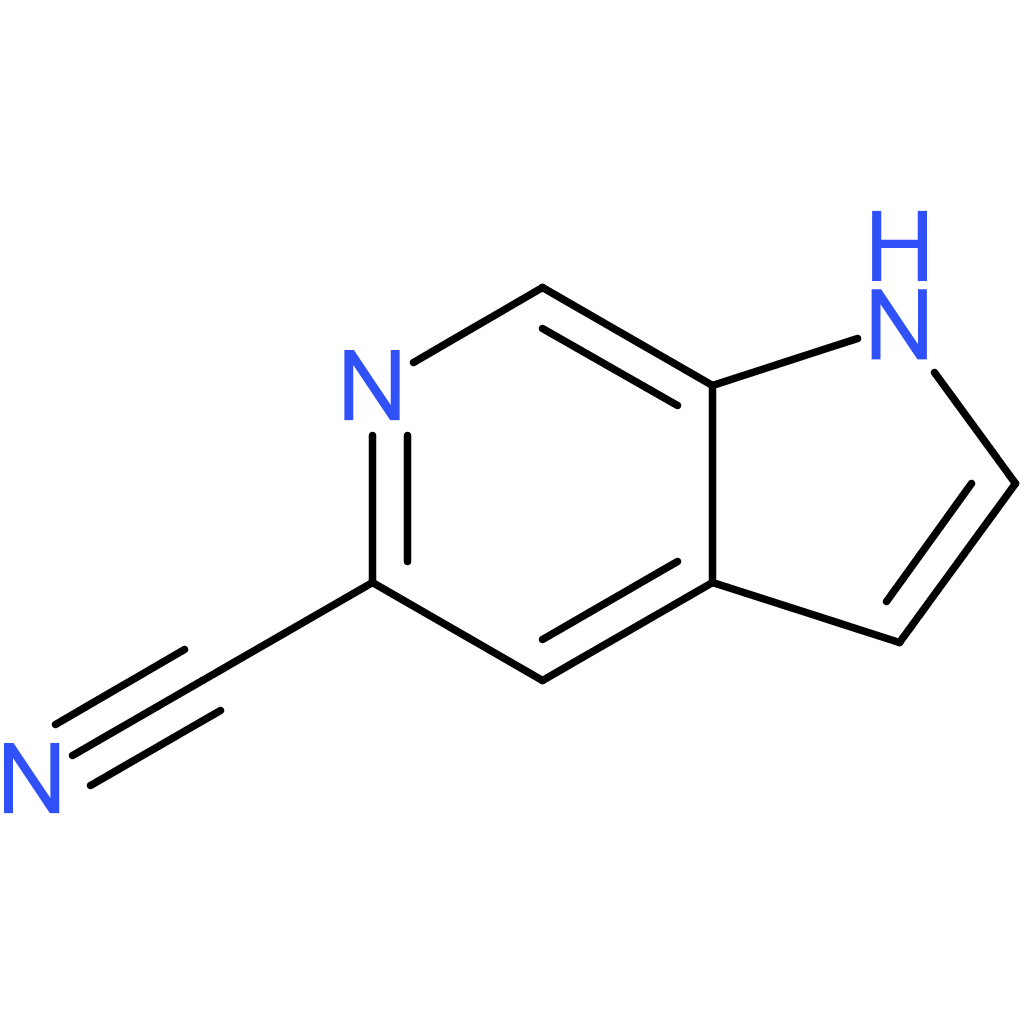 1H-pyrrolo[2,3-c]pyridine-5-carbonitrile