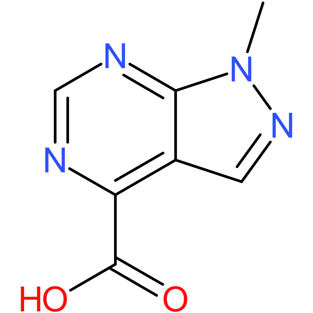 1-methyl-1H-pyrazolo[3,4-d]pyrimidine-4-carboxylic acid
