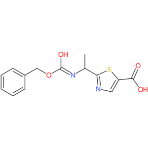 2-(1-{[(benzyloxy)carbonyl]amino}ethyl)-1,3-thiazole-5-carboxylic acid