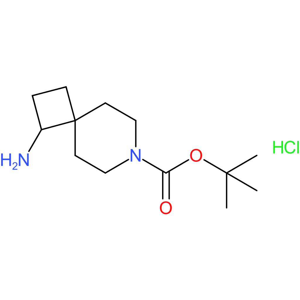 tert-butyl 1-amino-7-azaspiro[3.5]nonane-7-carboxylate hydrochloride
