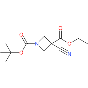 1-tert-butyl 3-ethyl 3-cyanoazetidine-1,3-dicarboxylate
