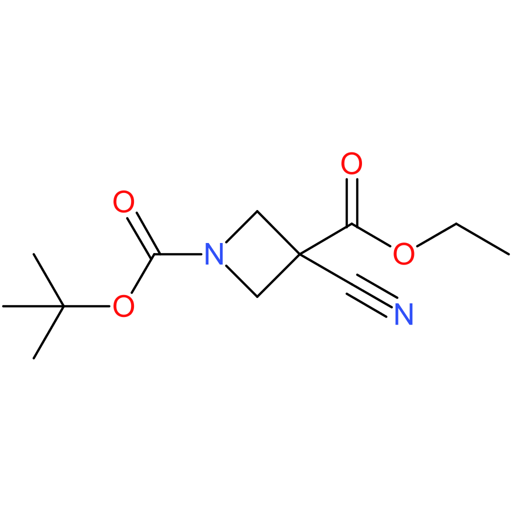 1-tert-butyl 3-ethyl 3-cyanoazetidine-1,3-dicarboxylate