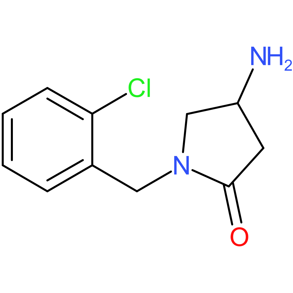 4-amino-1-[(2-chlorophenyl)methyl]pyrrolidin-2-one