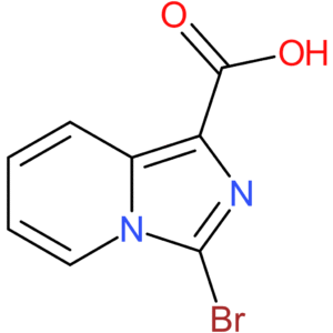 3-bromoimidazo[1,5-a]pyridine-1-carboxylic acid