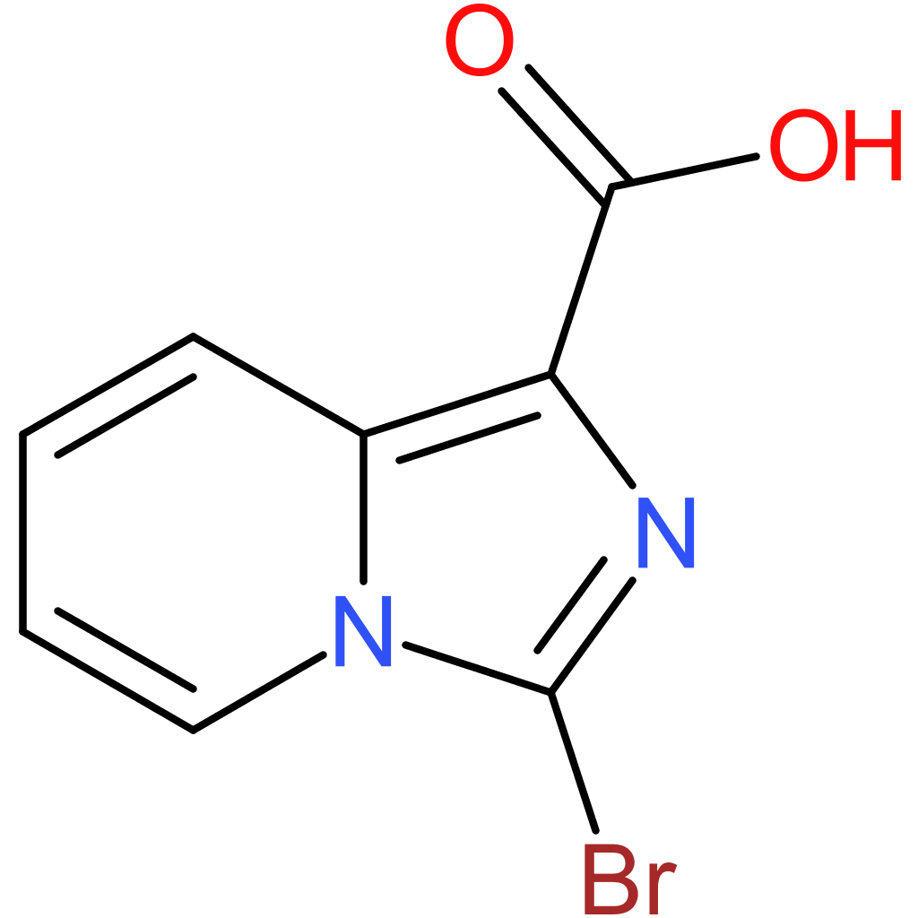 3-bromoimidazo[1,5-a]pyridine-1-carboxylic acid