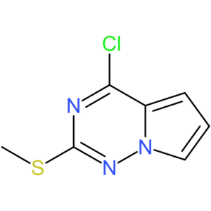4-chloro-2-(methylsulfanyl)pyrrolo[2,1-f][1,2,4]triazine