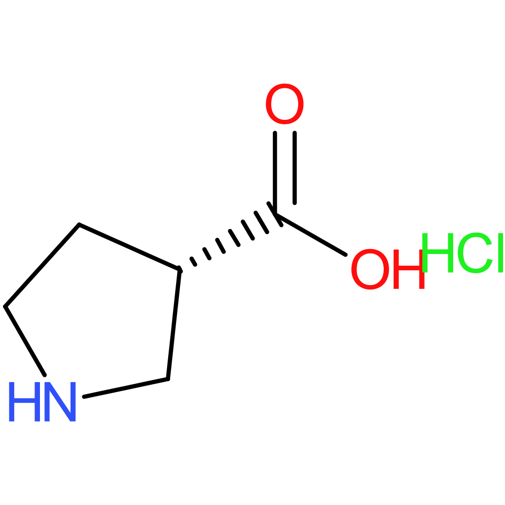 (3S)-pyrrolidine-3-carboxylic acid hydrochloride