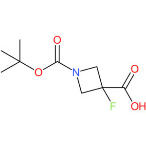 1-[(tert-butoxy)carbonyl]-3-fluoroazetidine-3-carboxylic acid