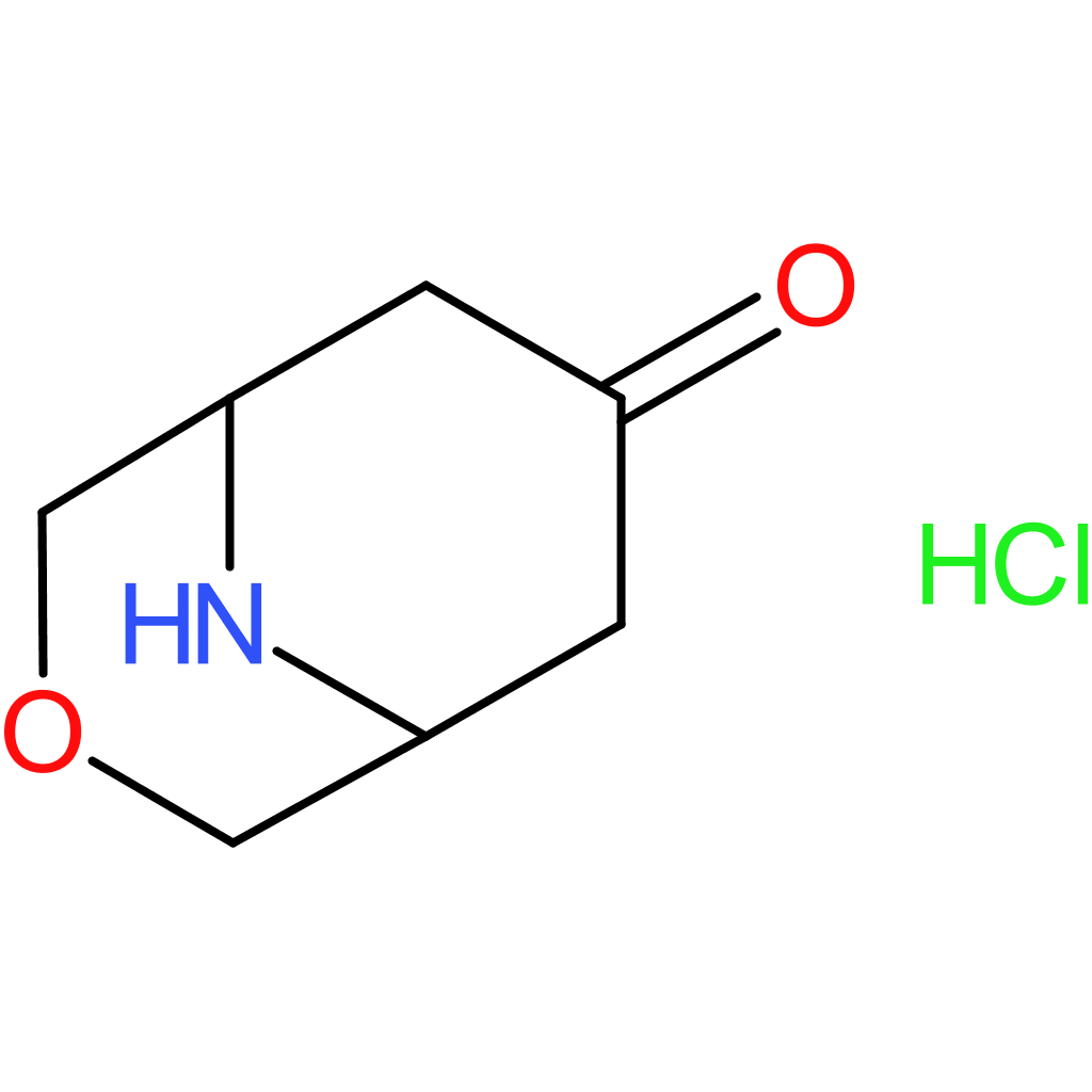 3-oxa-9-azabicyclo[3.3.1]nonan-7-one hydrochloride