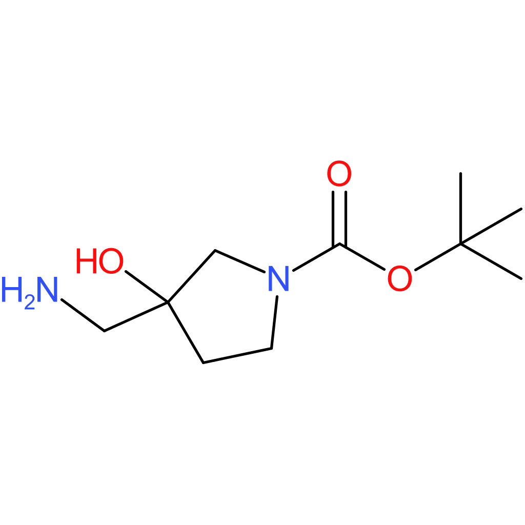 tert-butyl 3-(aminomethyl)-3-hydroxypyrrolidine-1-carboxylate