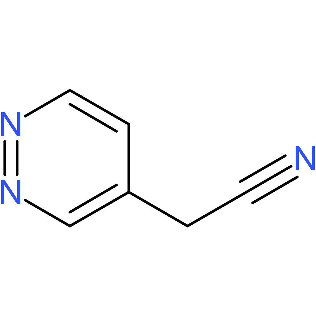 2-(pyridazin-4-yl)acetonitrile