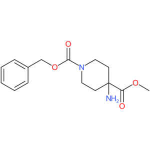 1-benzyl 4-methyl 4-aminopiperidine-1,4-dicarboxylate