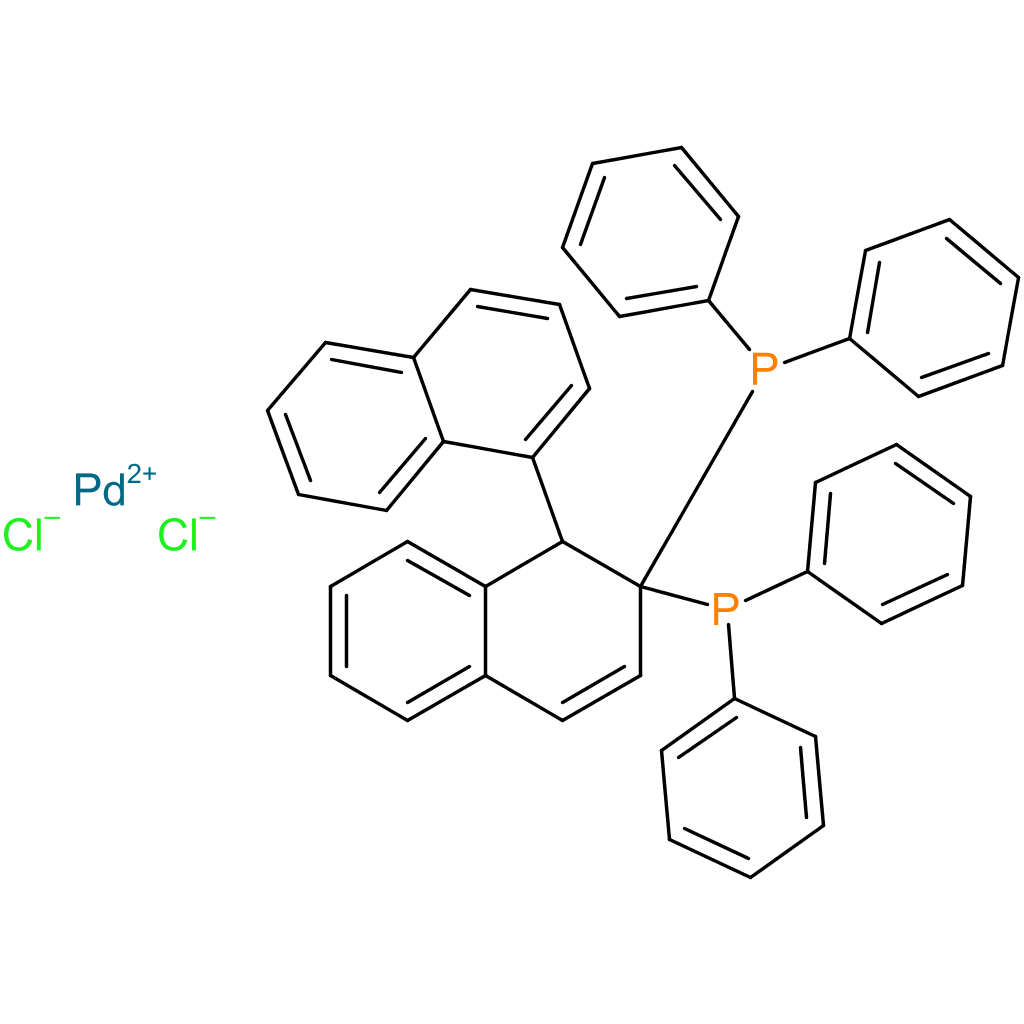[(R)-(+)-2,2?-Bis(diphenylphosphino)-1,1?-binaphthyl]palladium(II) chloride,Pd>13.3%