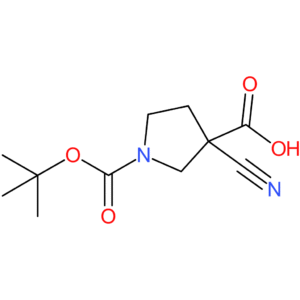 1-[(tert-butoxy)carbonyl]-3-cyanopyrrolidine-3-carboxylic acid