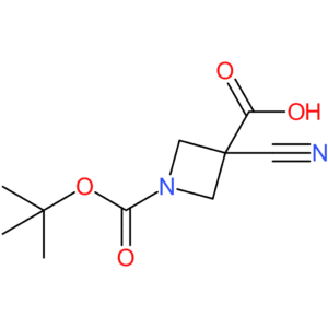 1-[(tert-butoxy)carbonyl]-3-cyanoazetidine-3-carboxylic acid