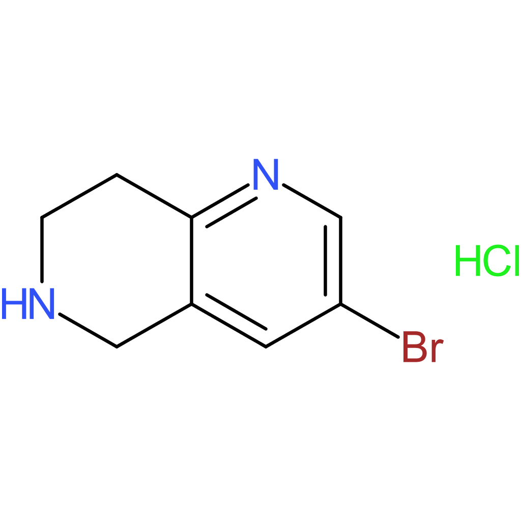3-bromo-5,6,7,8-tetrahydro-1,6-naphthyridine hydrochloride