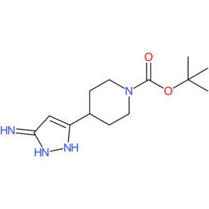 tert-butyl 4-(3-amino-1H-pyrazol-5-yl)piperidine-1-carboxylate