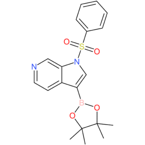 1-(benzenesulfonyl)-3-(4,4,5,5-tetramethyl-1,3,2-dioxaborolan-2-yl)-1H-pyrrolo[2,3-c]pyridine